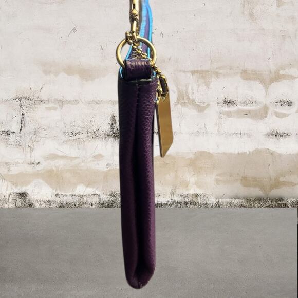 Coach Large Wristlet Shoulder Bag in Purple - Picture 4 of 6